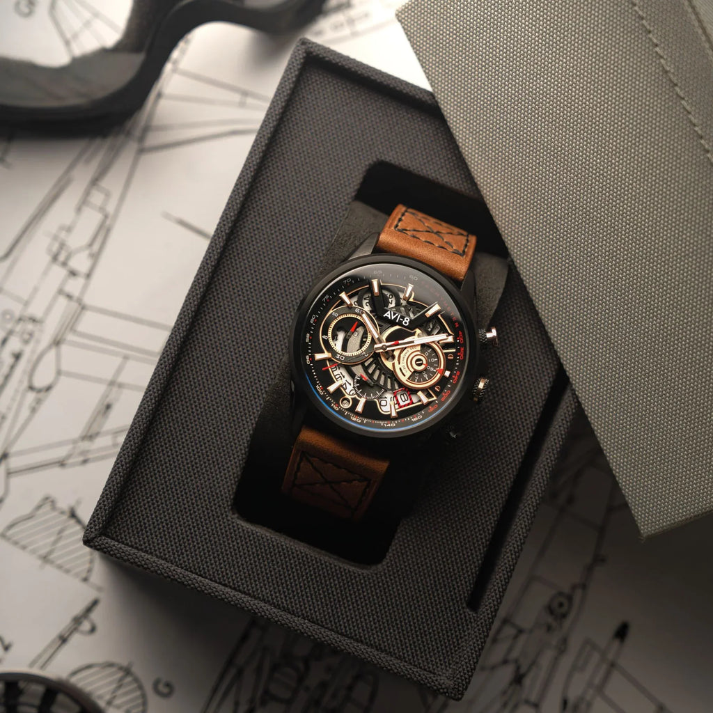 AVI-8 Hawker Harrier Matador Men's Black Chronograph Watch