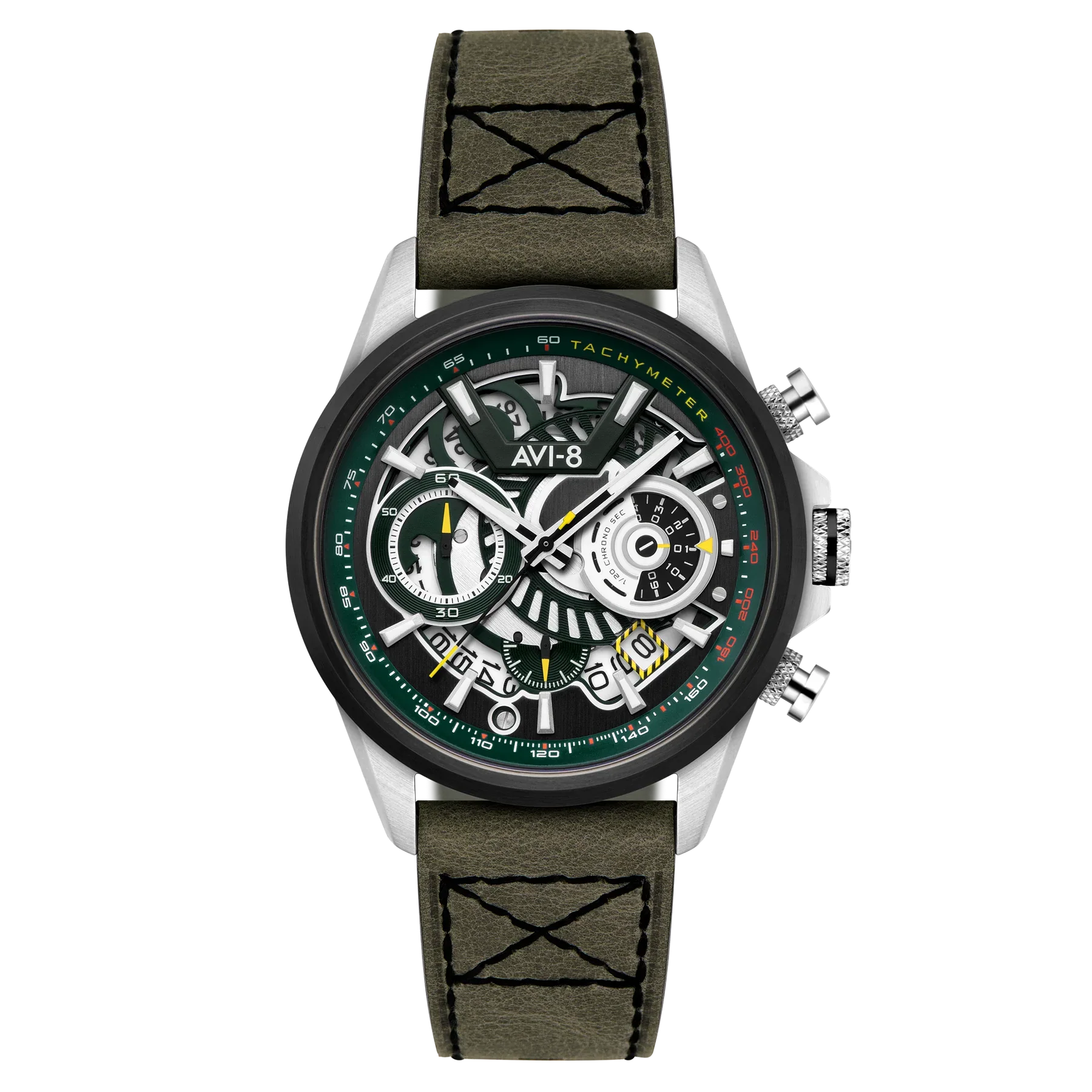 AVI-8 Hawker Harrier Matador Chronograph Green Watch