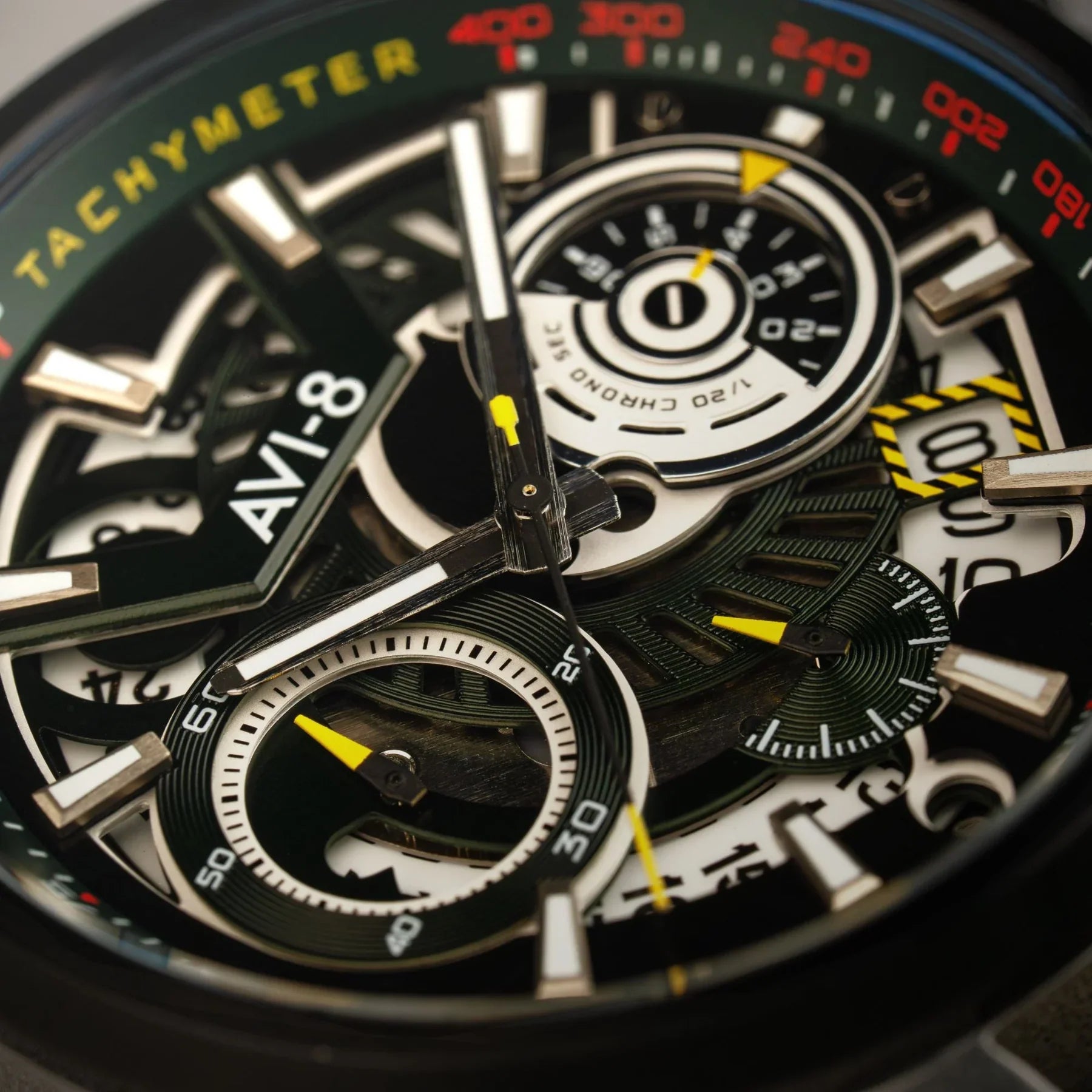AVI-8 Hawker Harrier Matador Chronograph Green Watch
