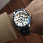 AVI-8 Flyboy Airmaster GMT Men's Black White Automatic Watch