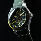 AVI-8 Flyboy Airmaster Green GMT Automatic Watch