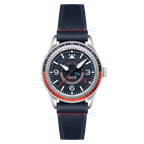 AVI-8 Airmaster GMT Automatic Men's Blue Leather Watch