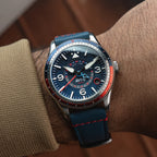 AVI-8 Airmaster GMT Automatic Men's Blue Leather Watch