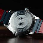 AVI-8 Airmaster GMT Automatic Men's Blue Leather Watch
