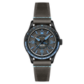 AVI-8 Flyboy Airmaster GMT Automatic Grey Leather Watch