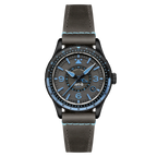 AVI-8 Flyboy Airmaster GMT Automatic Grey Leather Watch