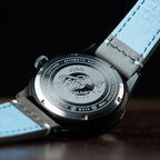 AVI-8 Flyboy Airmaster GMT Automatic Grey Leather Watch