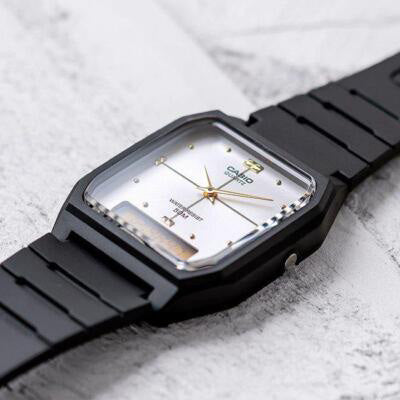 Casio Unisex Watch 31mm Core Combination Silver Black