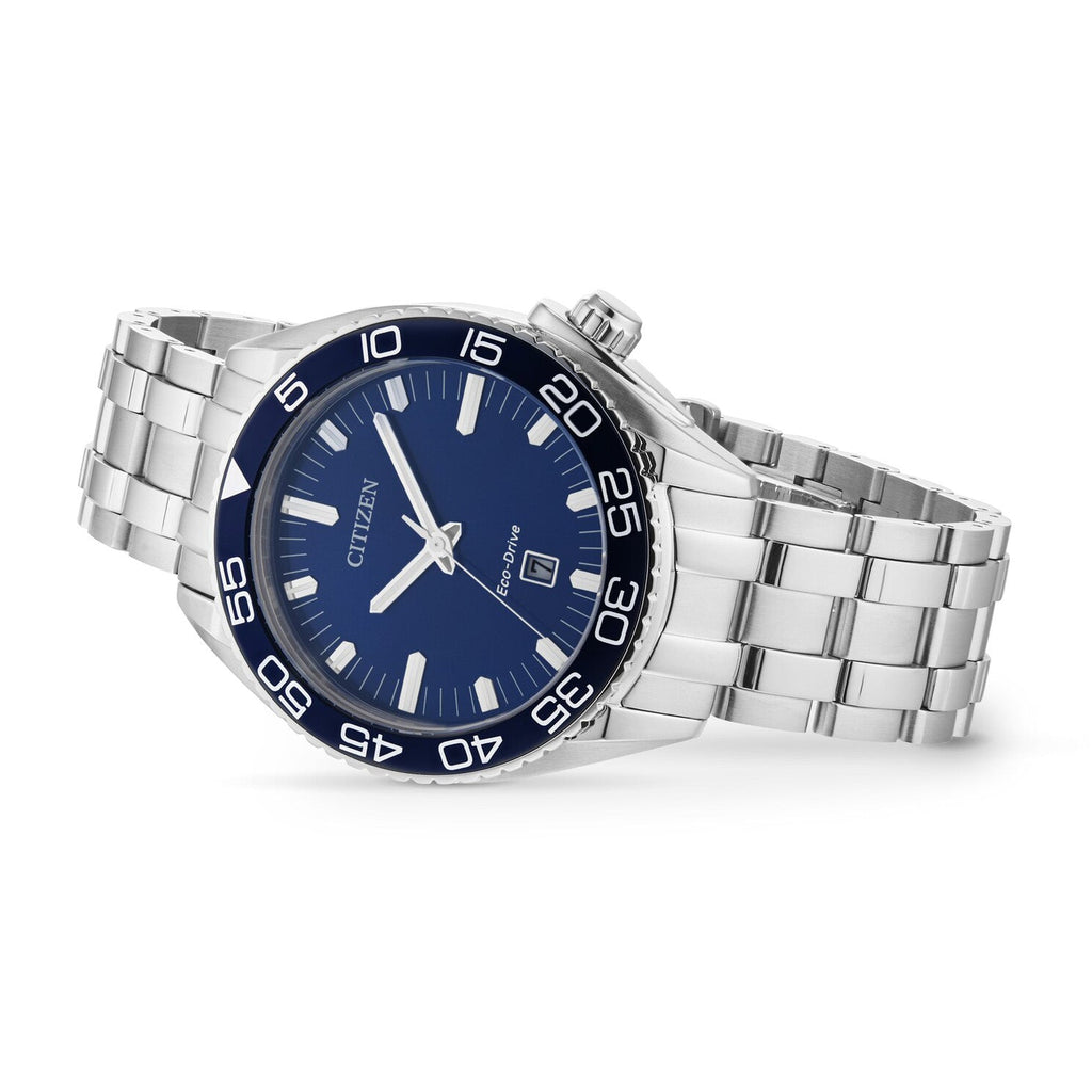 Citizen Carson Eco-Drive Men's Watch 42mm Blue Dial