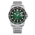 Citizen Men's 41.5mm Eco-Drive Watch Green Dial