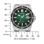 Citizen Men's 41.5mm Eco-Drive Watch Green Dial