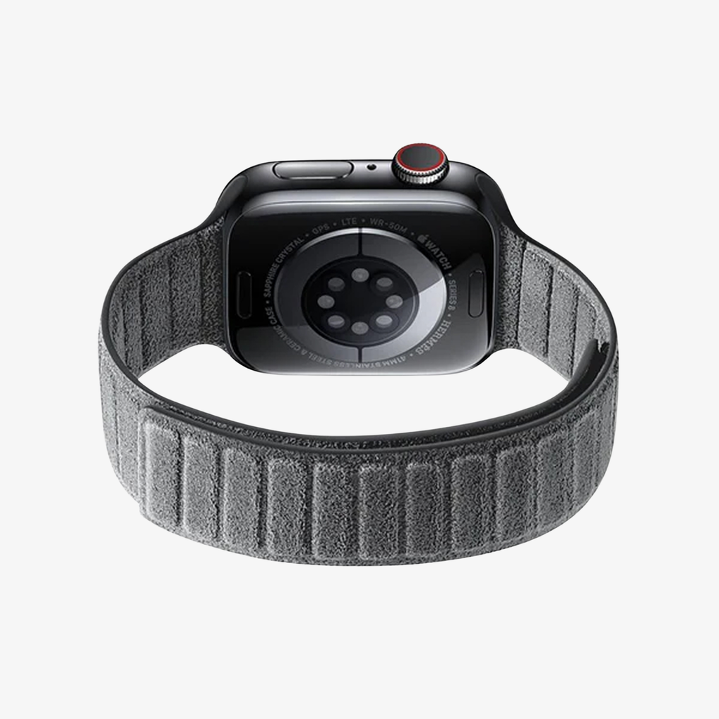 Alcantara Apple Watch Band - Nardo Gray - 42/44/45/46mm & Ultra (49mm)