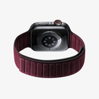 Alcantara Apple Watch Band - Wine Red - 42/44/45/46mm & Ultra (49mm)