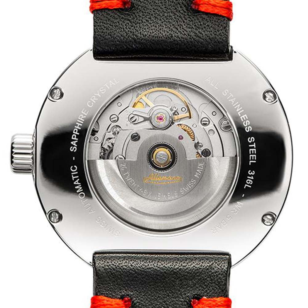 Allemano Day A 1919 Men's Black Polished Watch