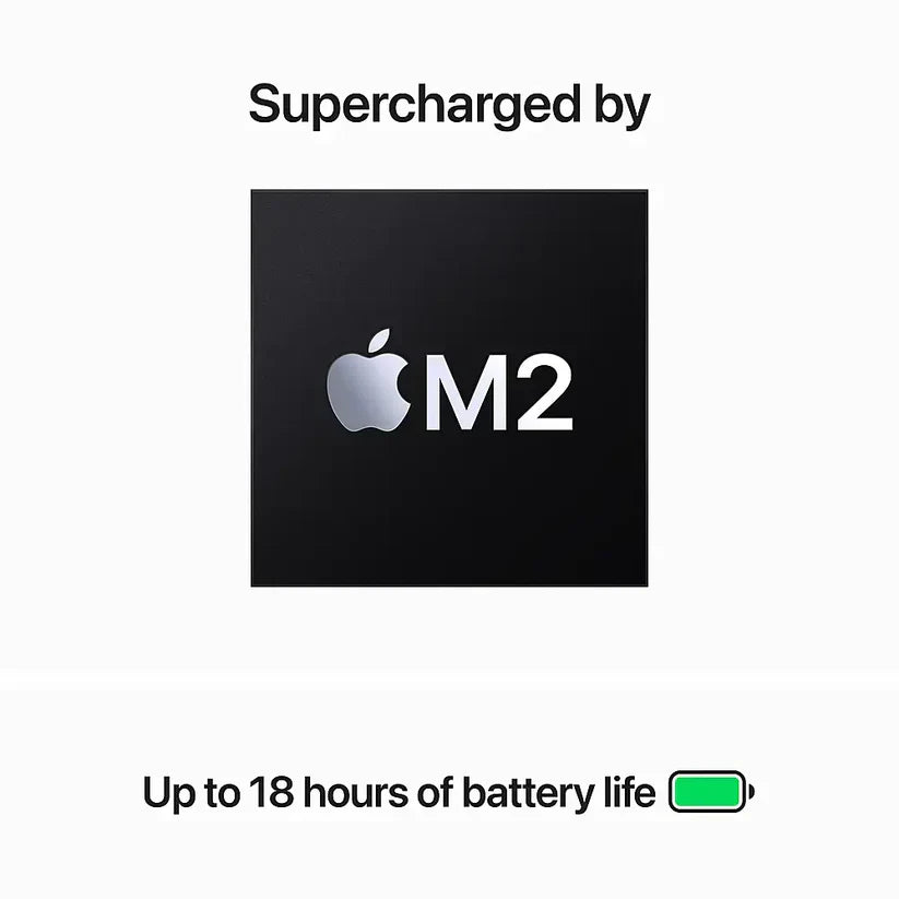 Apple 15-inch MacBook Air M2 8GB 512GB SSD Midnight