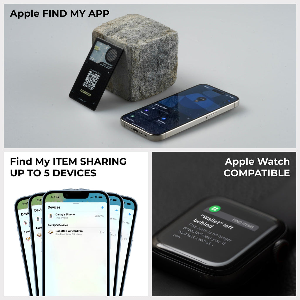 AirCard™ Pro - Android & Apple Bluetooth tracker