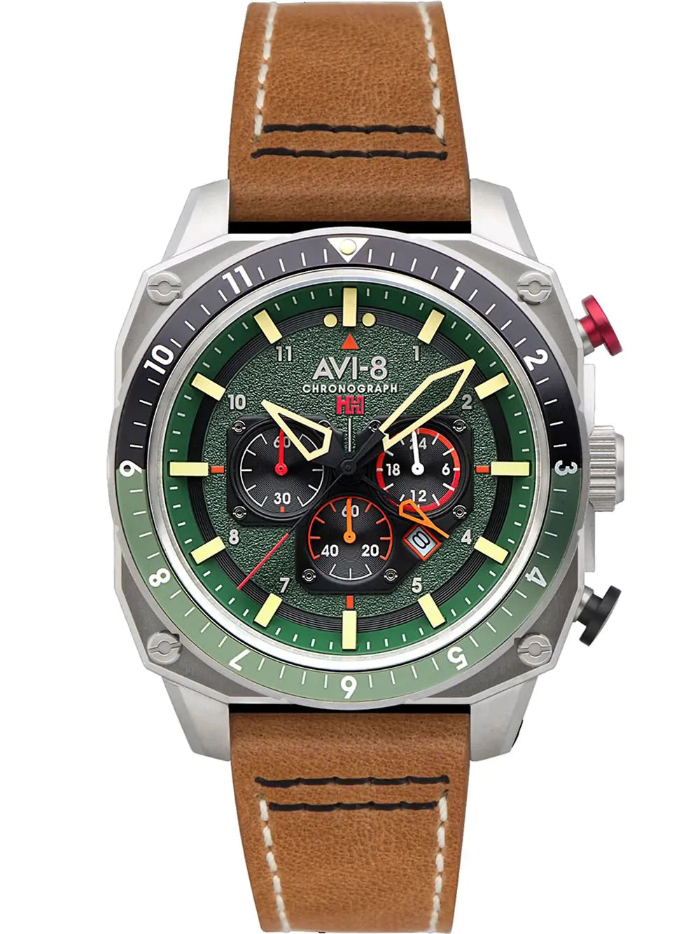AVI-8 Hawker Hunter Men's Green Watch