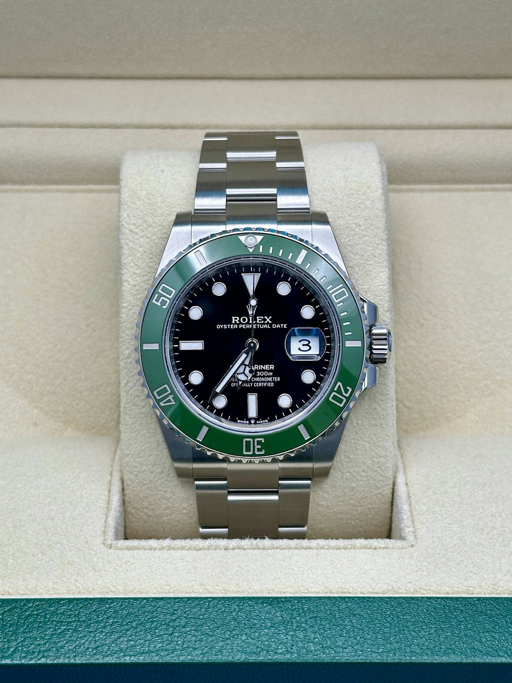 Rolex Steel Submariner Date - The Starbucks - Green Bezel MK1 - Black Dial - 126610LV