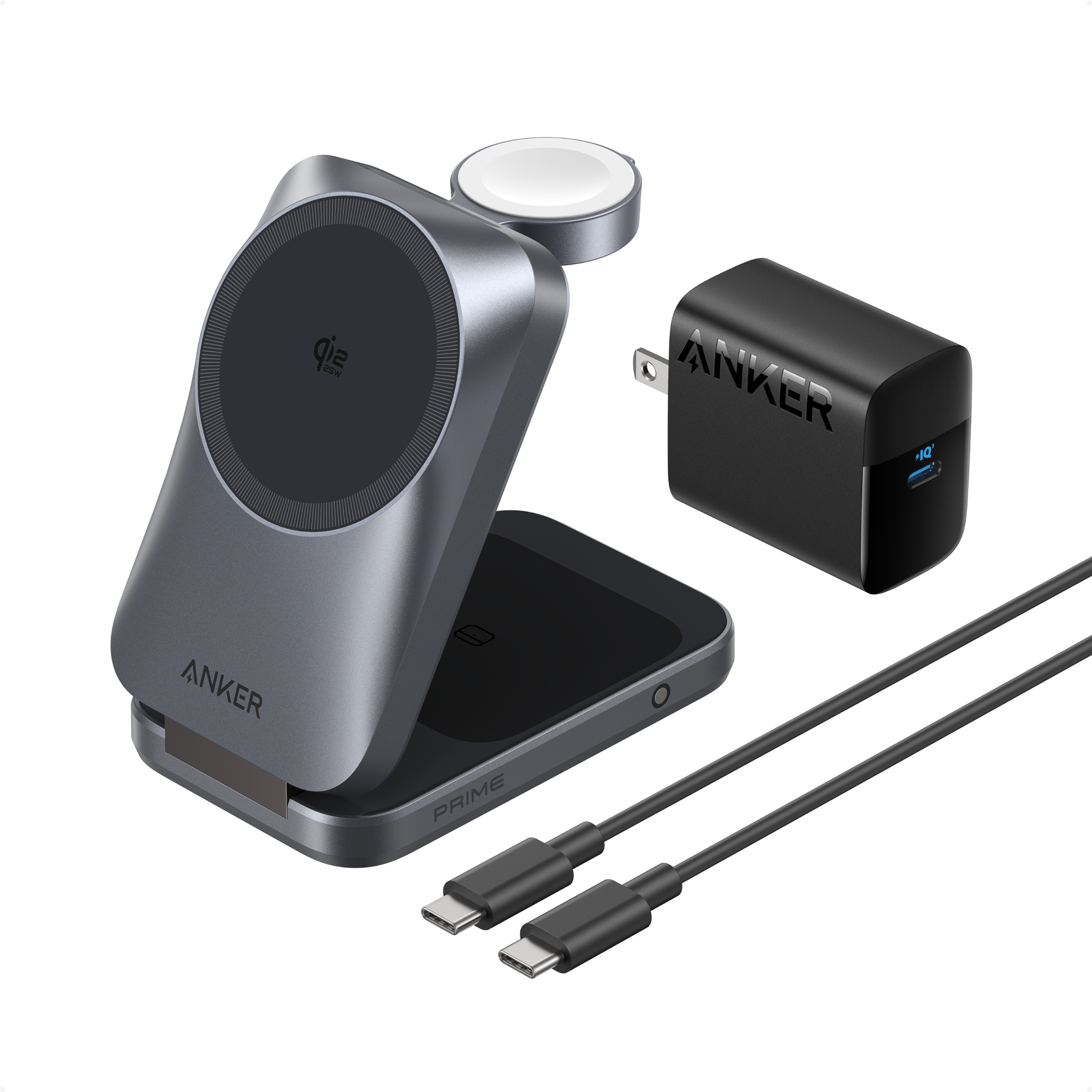 Anker Prime Wireless Charging Station (3-in-1, MagGo, AirCool, Foldable)