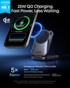 Anker Prime Wireless Charging Station (3-in-1, MagGo, AirCool, Foldable)