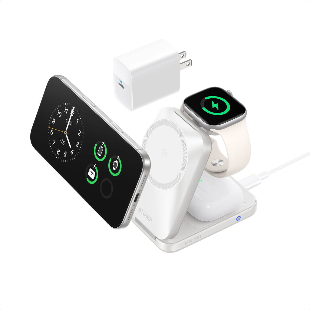 Anker Prime Wireless Charging Station (3-in-1, MagGo, AirCool, Foldable)