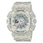 Casio Baby-G Watch Ladies Tribal Pattern Grey