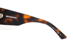 Balenciaga Unisex Sunglasses Oversized Rectangle Havana