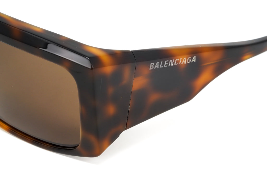Balenciaga Unisex Sunglasses Oversized Rectangle Havana