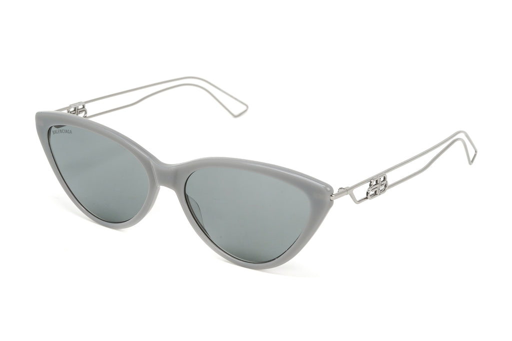 Balenciaga Women's Sunglasses Cat Eye Ruthenium Grey