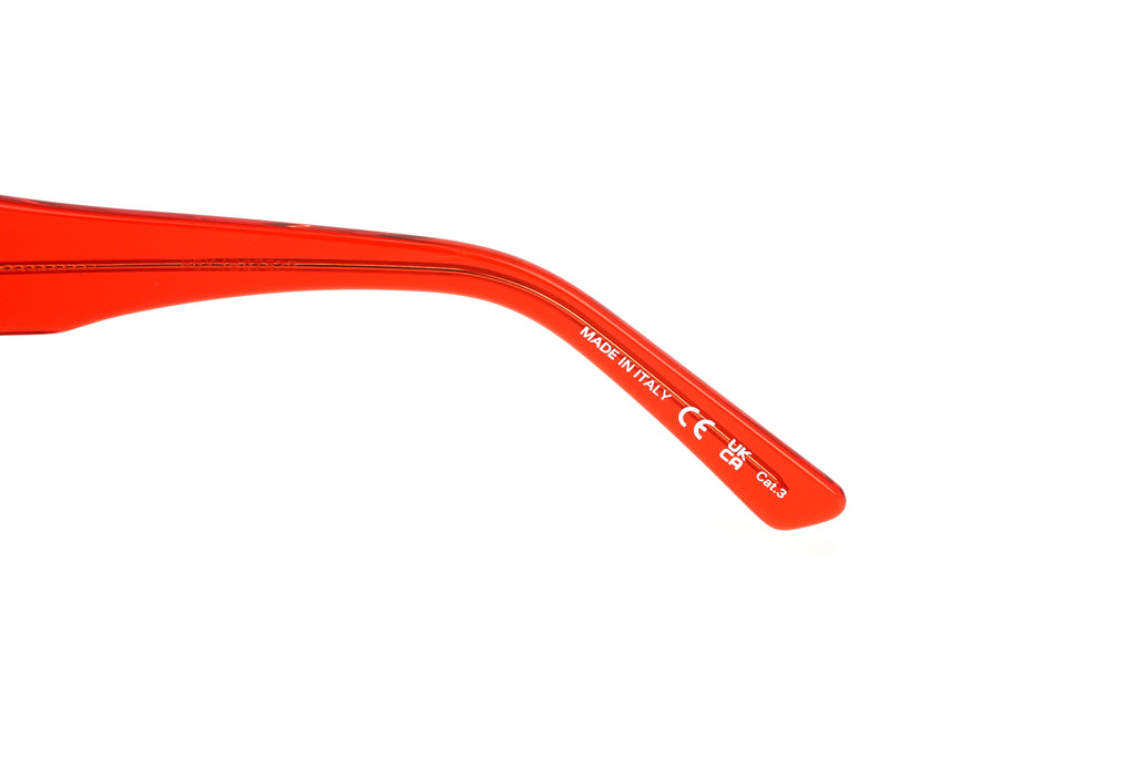 Balenciaga Women's Sunglasses Oversized Square Red