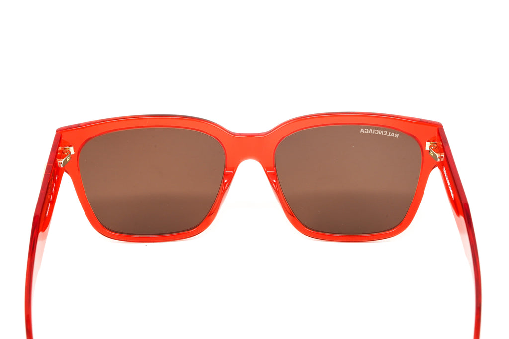 Balenciaga Women's Sunglasses Oversized Square Red