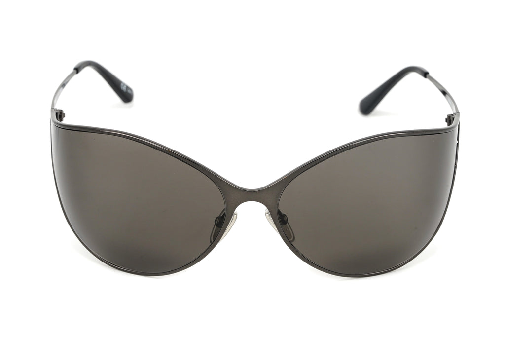 Balenciaga Women's Sunglasses Oversized Cat Eye Grey