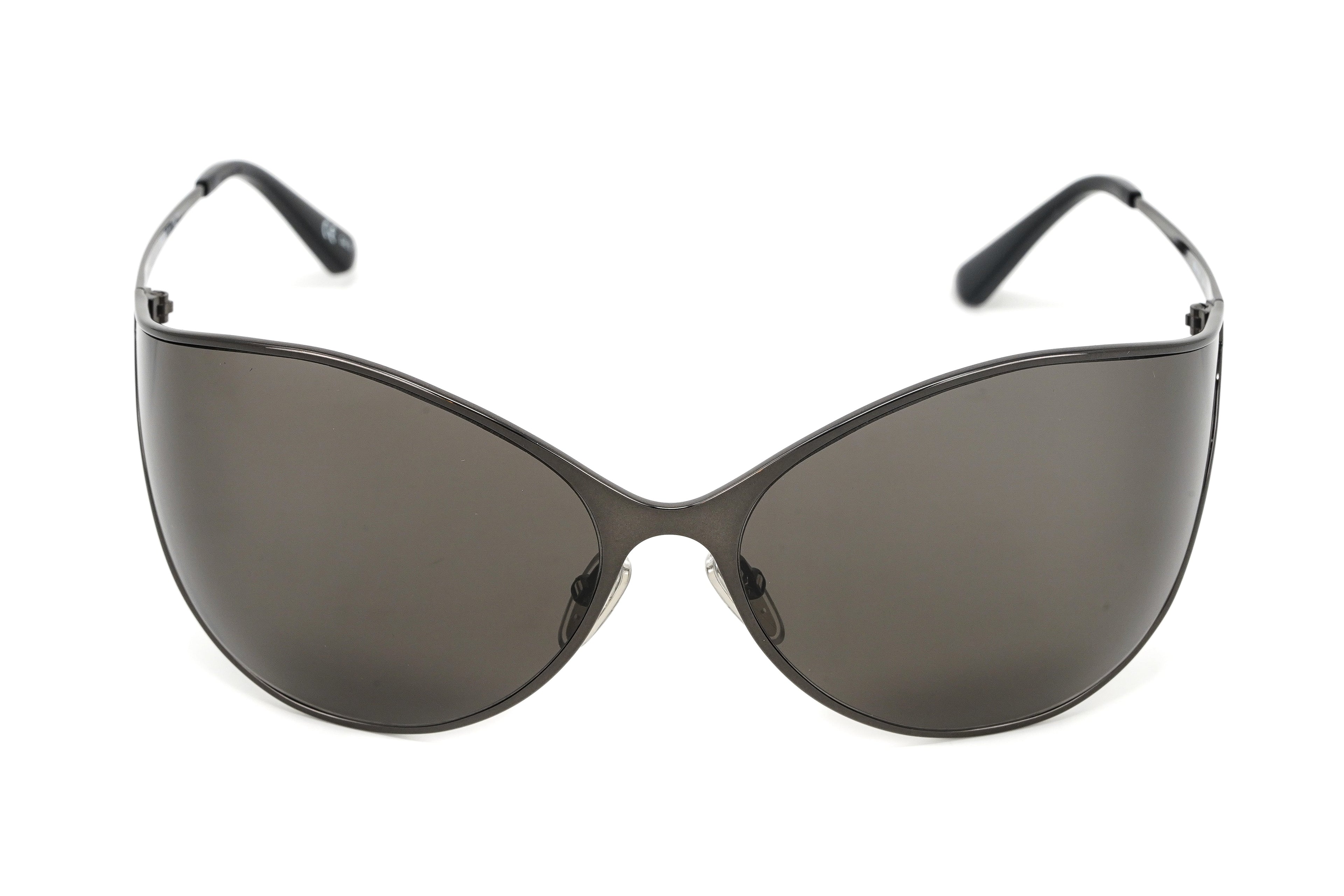 Balenciaga Women's Sunglasses Oversized Cat Eye Grey