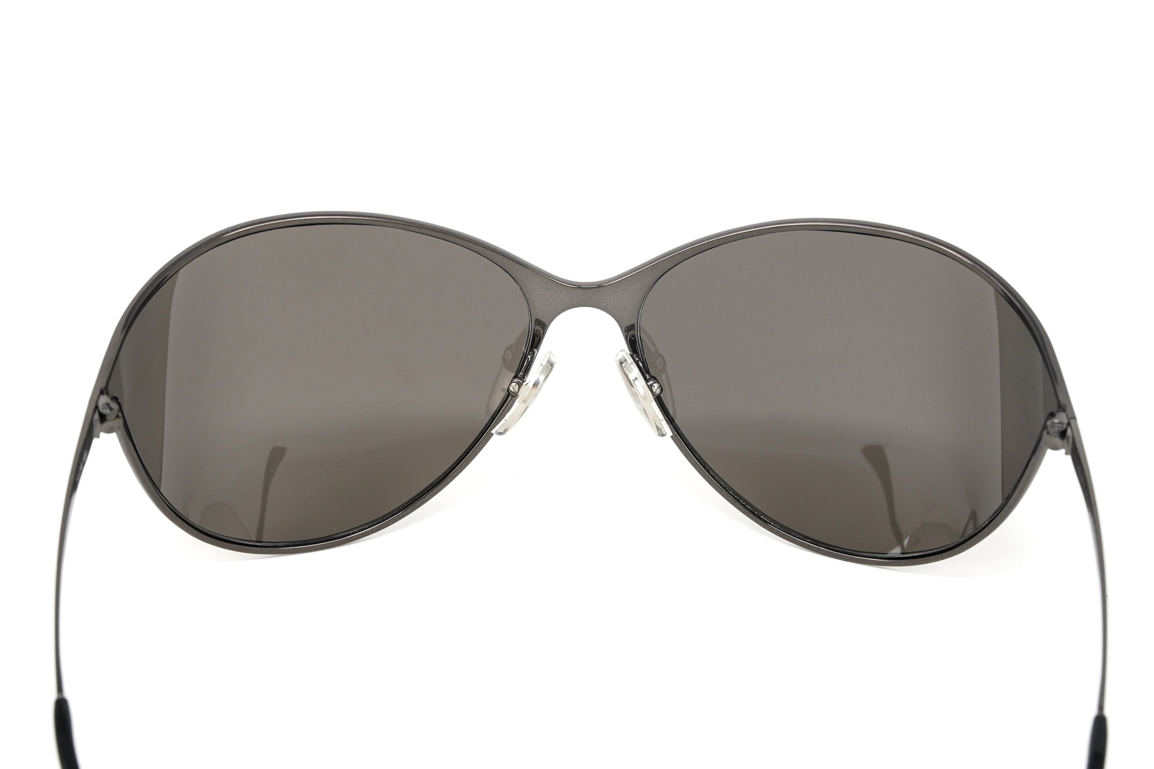 Balenciaga Women's Sunglasses Oversized Cat Eye Grey