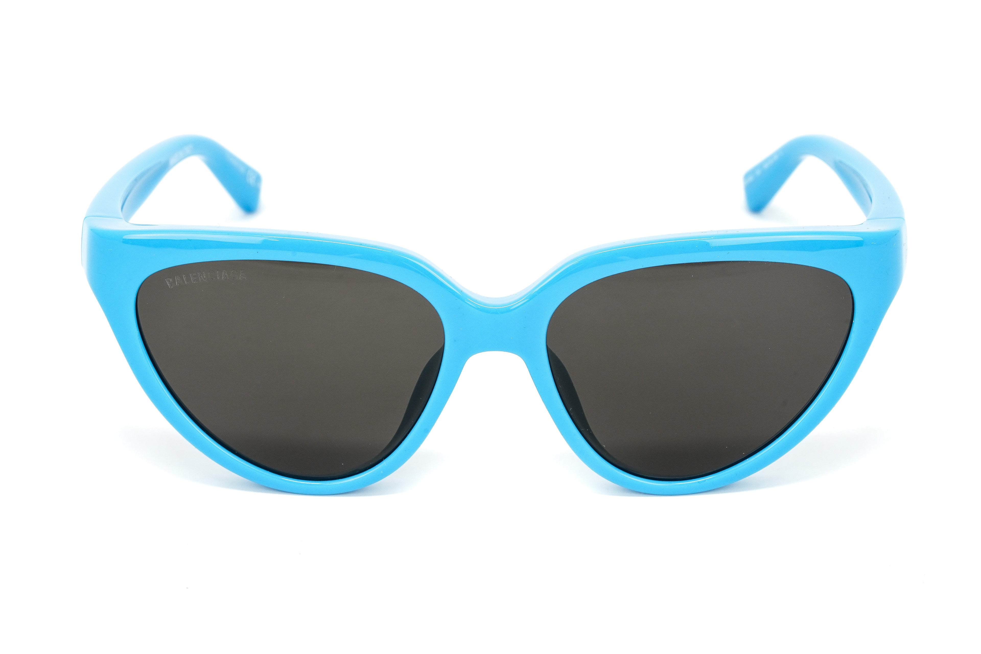 Balenciaga Women's Sunglasses Classic Cat Eye Light Blue
