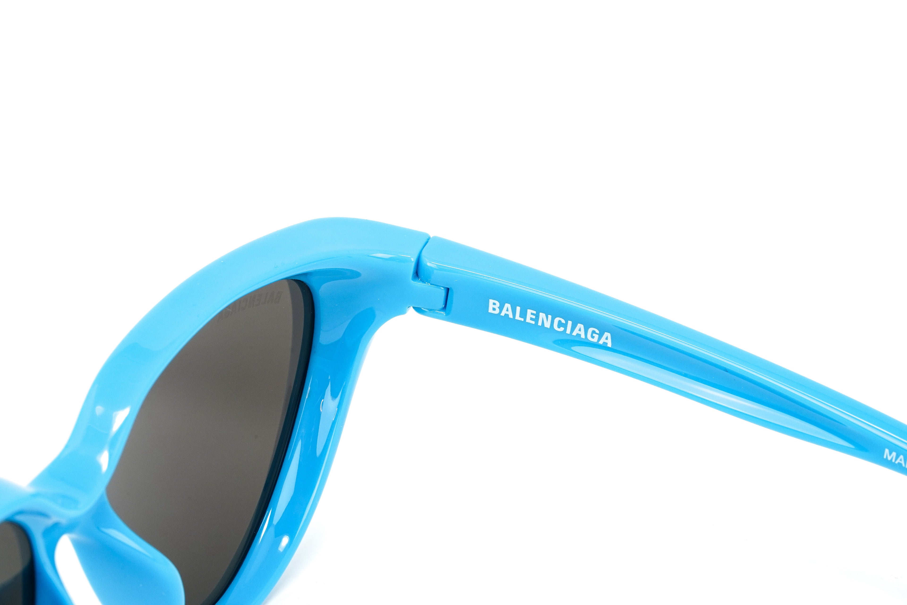 Balenciaga Women's Sunglasses Classic Cat Eye Light Blue