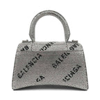 Balenciaga 'Hourglass Mini Crystal' Handbag