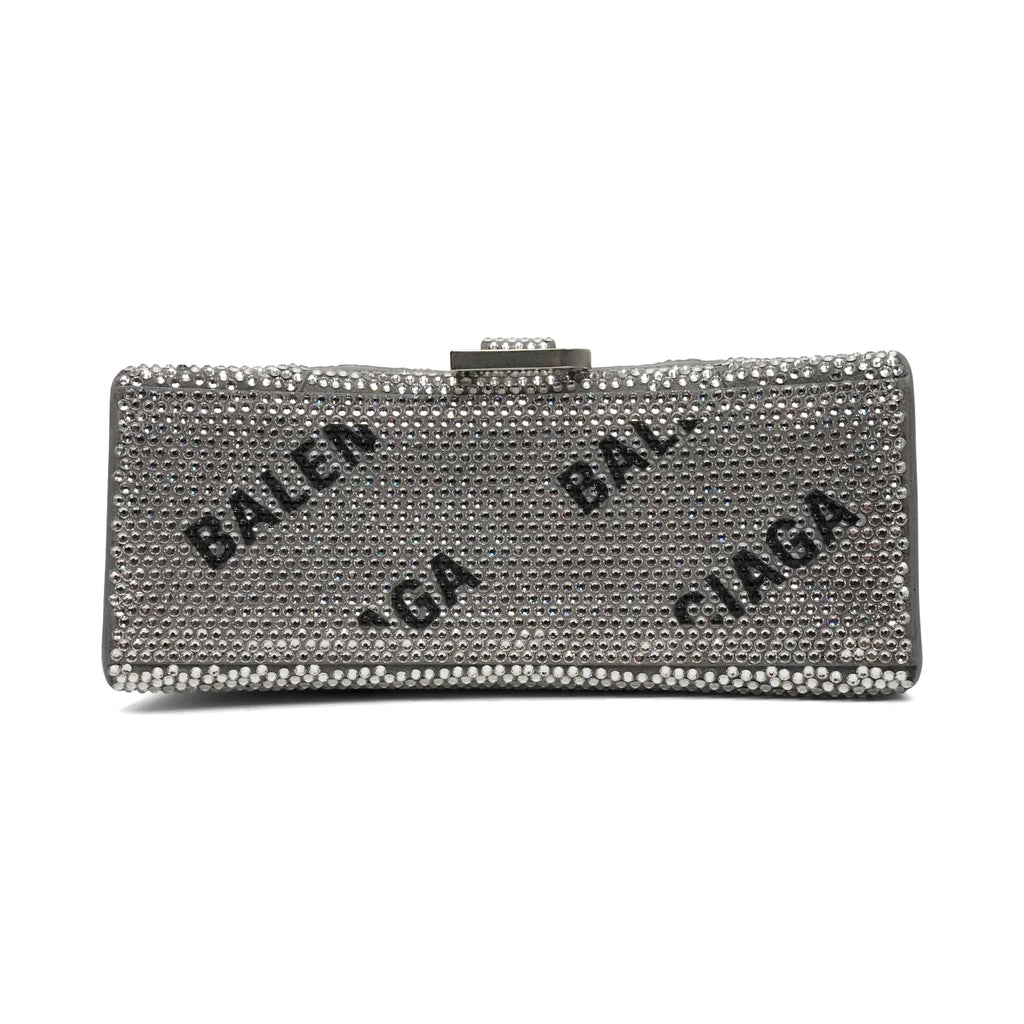 Balenciaga 'Hourglass Mini Crystal' Handbag