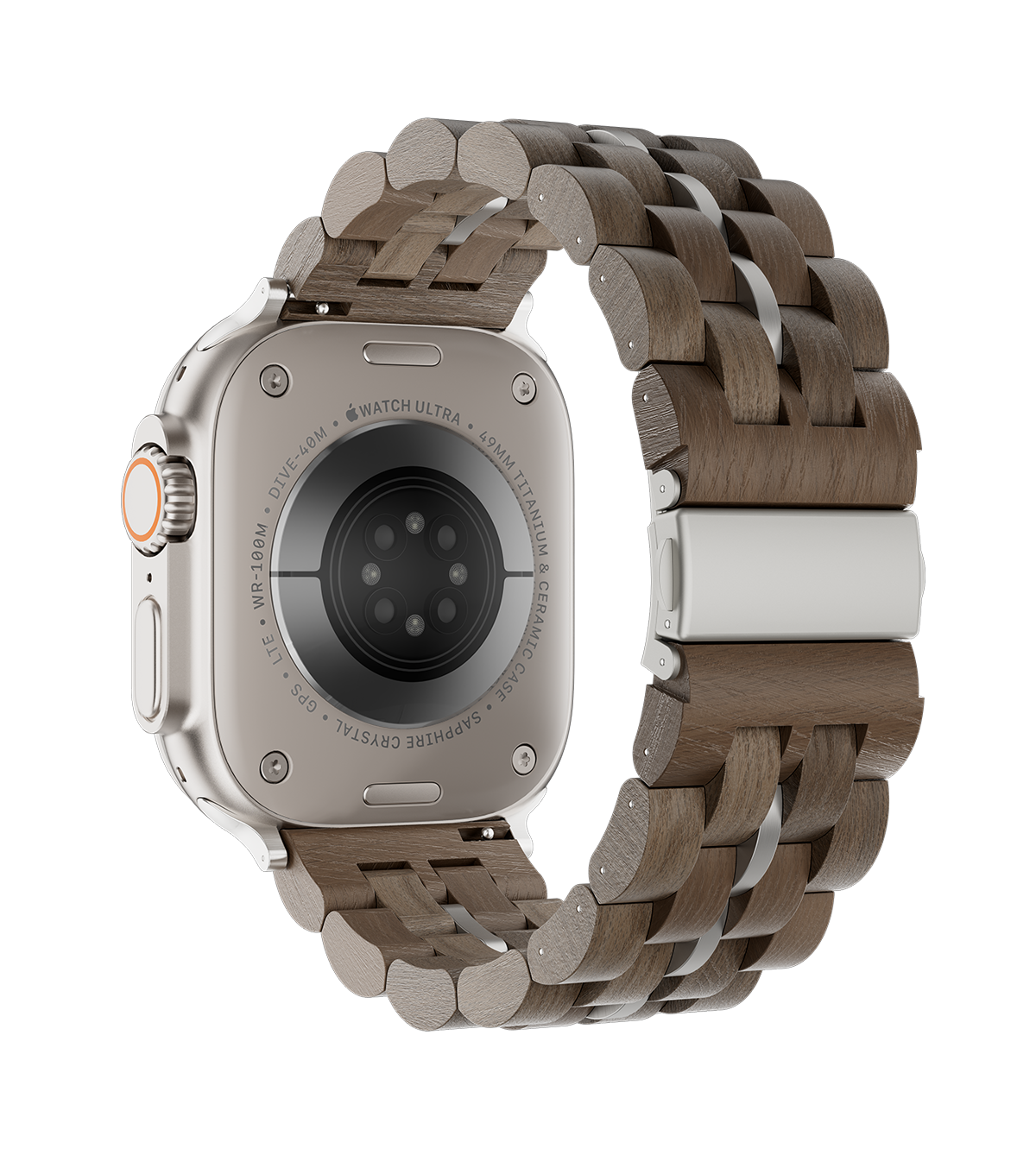 KUXIU Walnut Wood Apple Watch Band