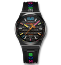 Bomberg Men's Watch BOLT-68 Neo Automatic Taipei Metropolis Black PVD