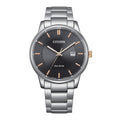 Citizen Eco-Drive Men's Watch 40mm Black Dial Stainless Steel
