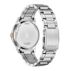 Citizen Eco-Drive Men's Watch 40mm Black Dial Stainless Steel