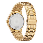 Citizen Eco-Drive Men's Watch 40mm Champagne Dial Gold Steel
