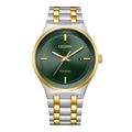 Citizen Men's Eco-Drive Watch 40mm Green Dial Two-Tone