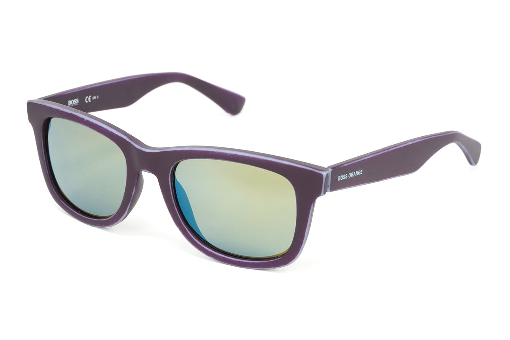 Boss Orange Men's Sunglasses Classic Square Plum Azure