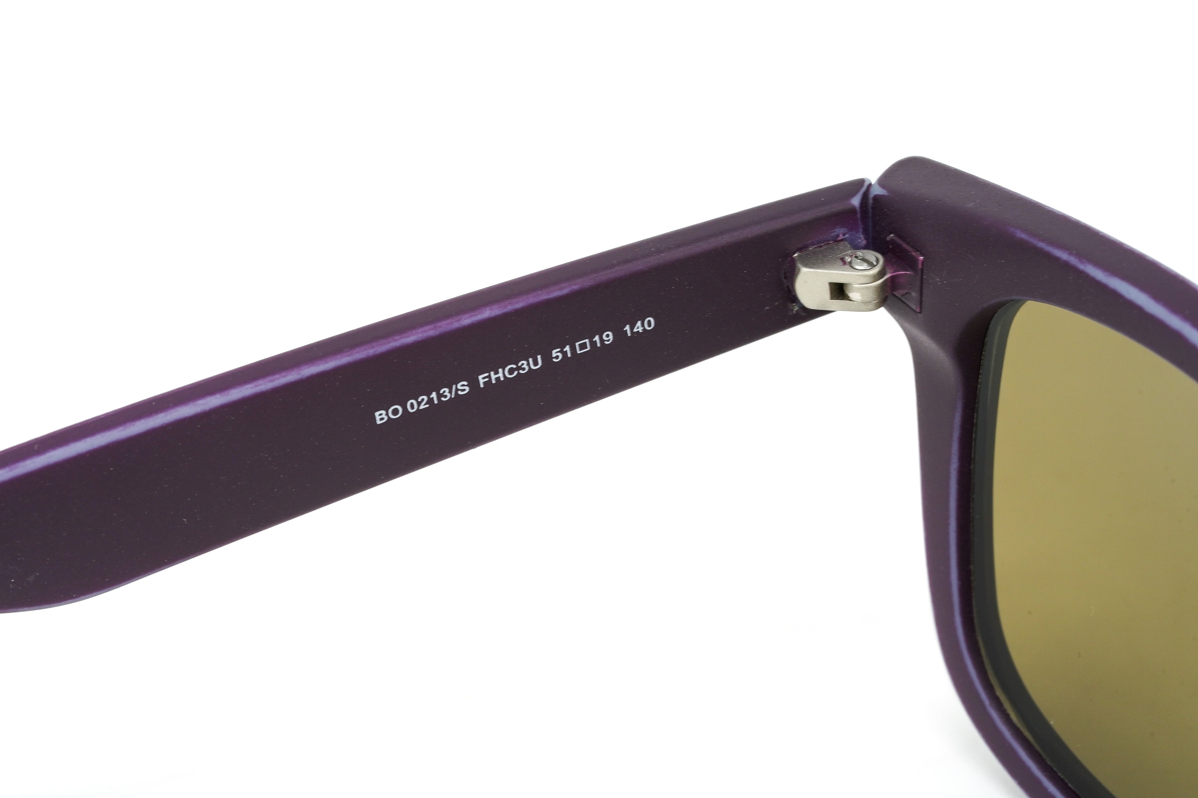 Boss Orange Men's Sunglasses Classic Square Plum Azure