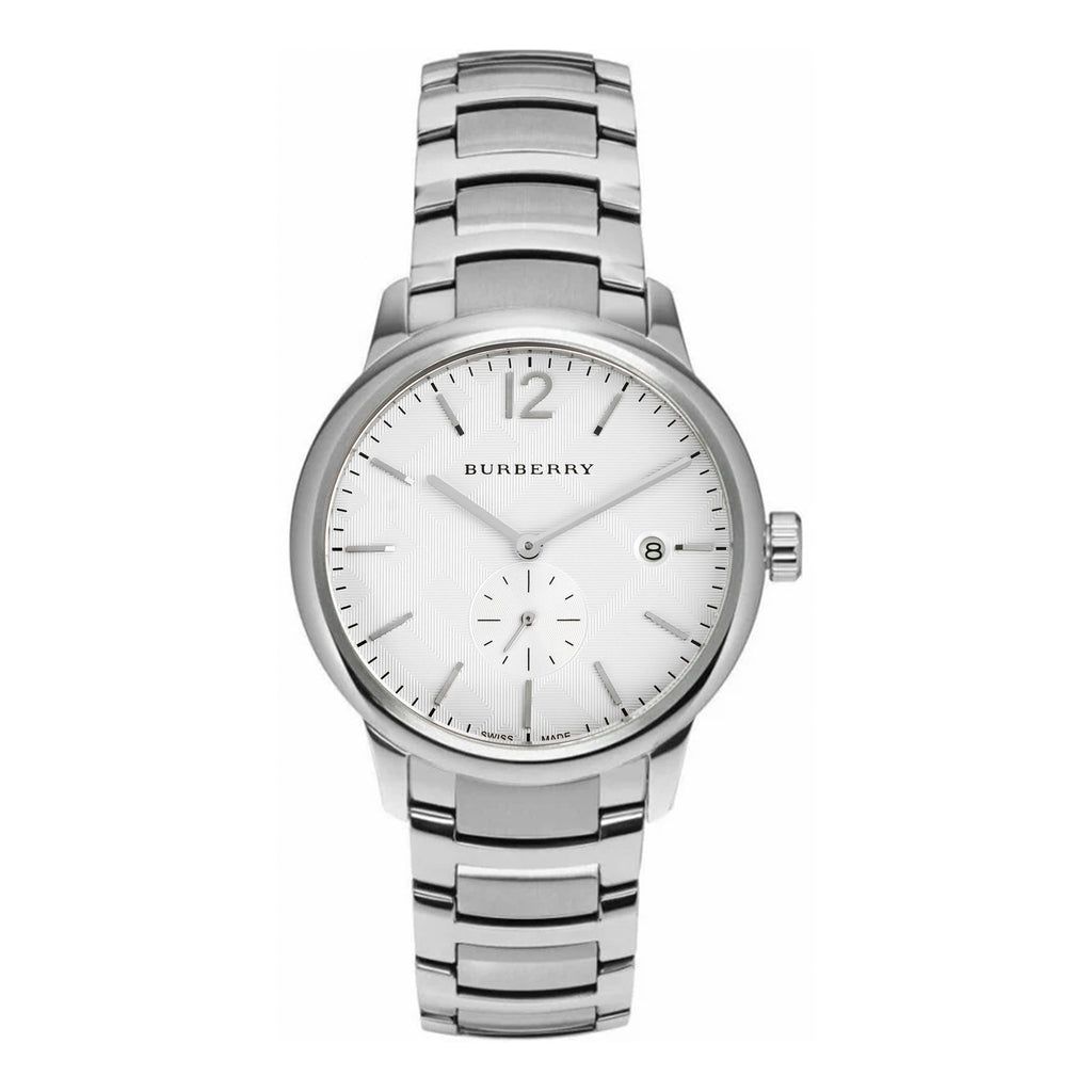 Burberry Men's Watch The Classic 40mm White Silver