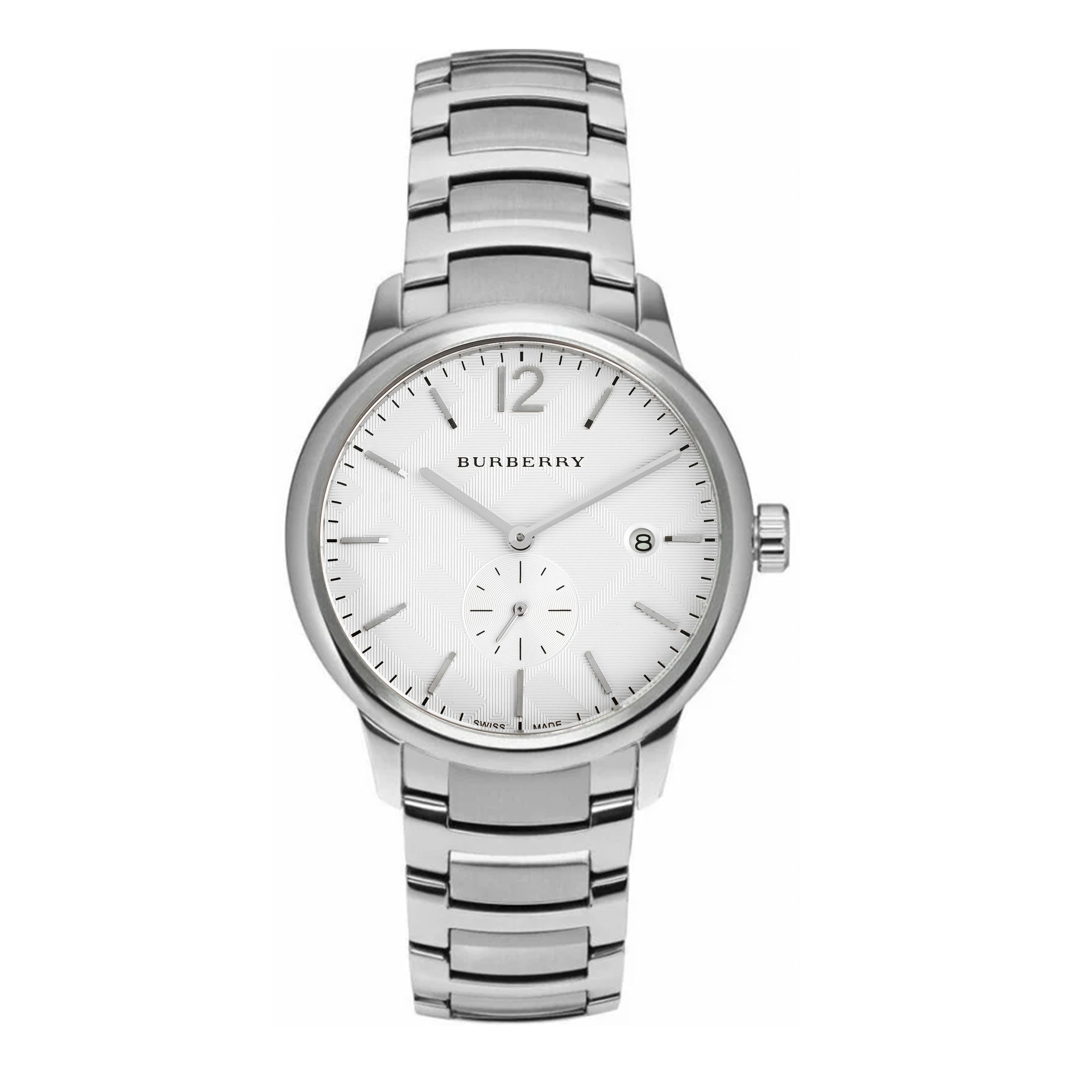 Burberry Men's Watch The Classic 40mm White Silver