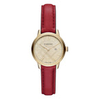 Burberry Ladies' Watch Classic Red Gold