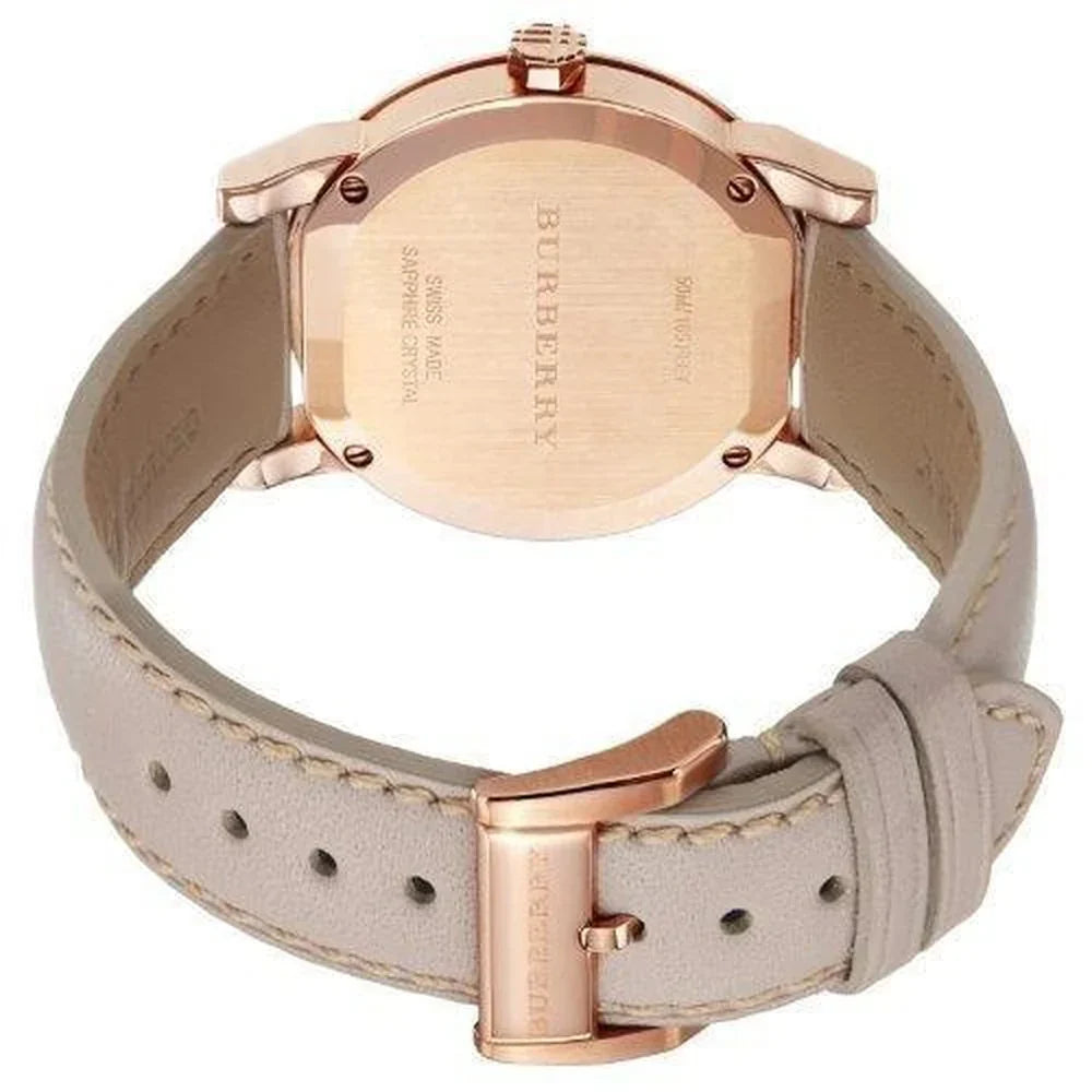Burberry Ladies' Watch The City Check Rose Gold